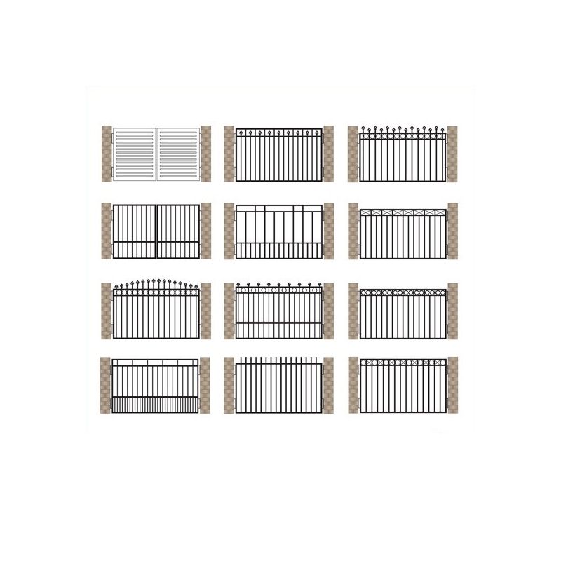 Designs for Morden Main Aluminium Gates