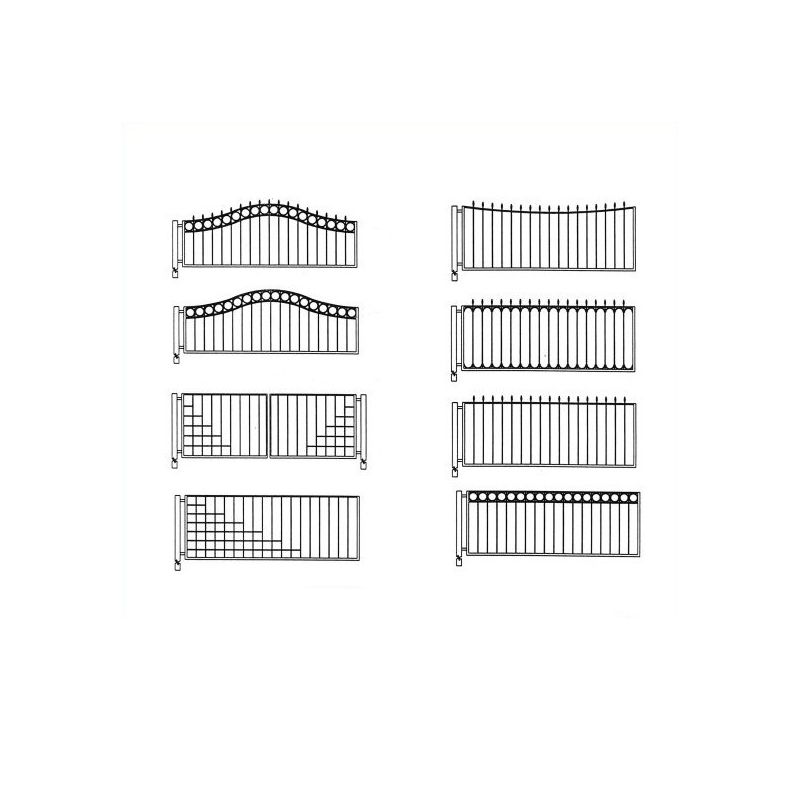 Kinds of Aluminum Gates for Main Iron Gate