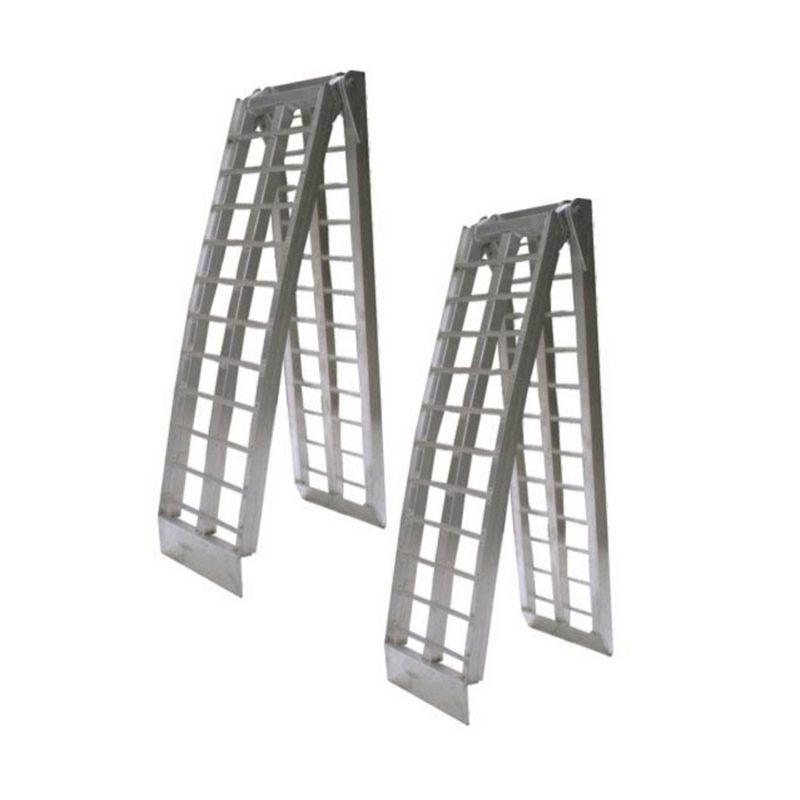 Portable folding and loading aluminium heavy duty trailer ramp