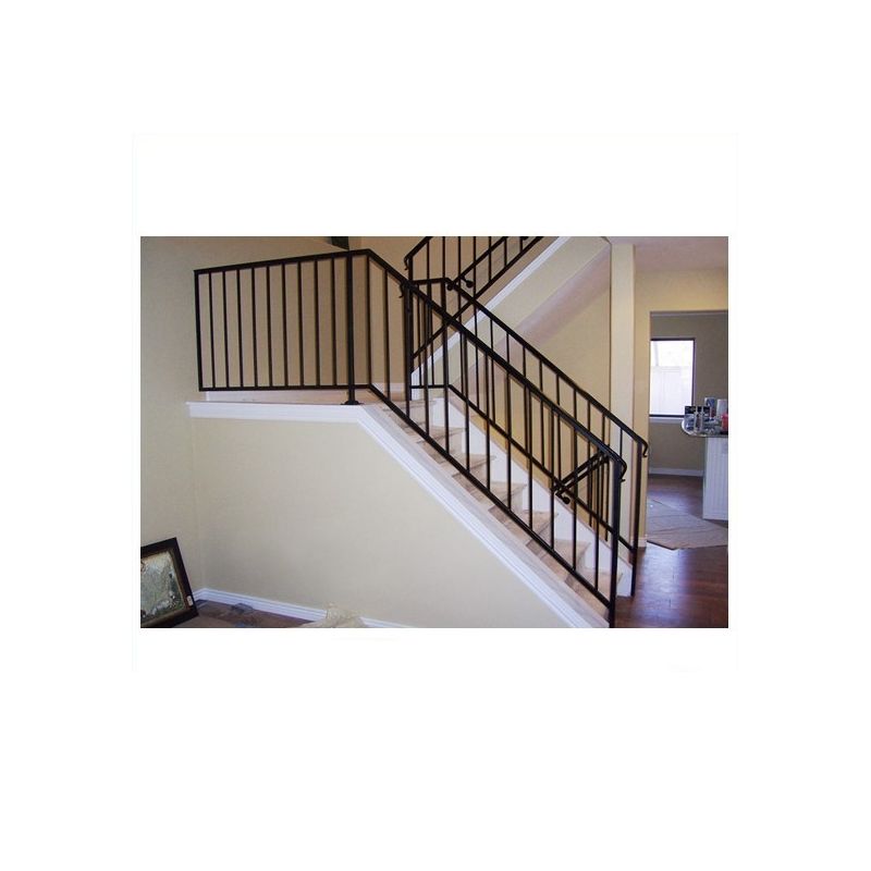 Aluminum Wood Grain Railings Interior Stairs Railing Designs