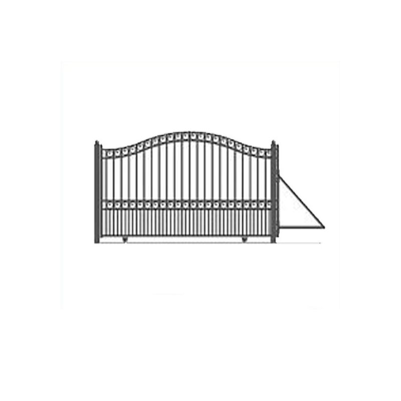 Aluminium Metal Sliding Garden Gate