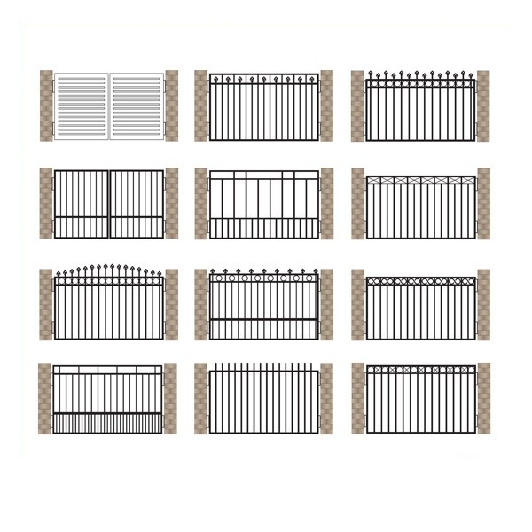 Designs for Morden Main Aluminium Gates