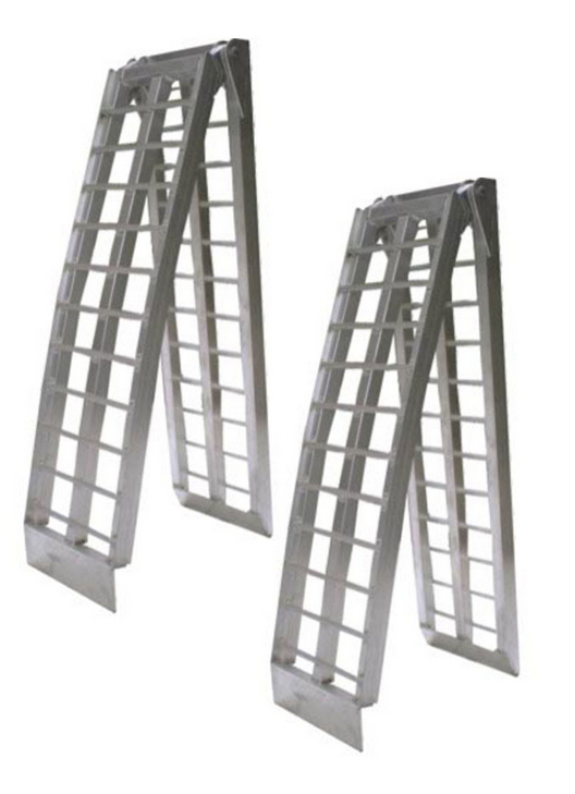 Portable folding and loading aluminium heavy duty trailer ramp