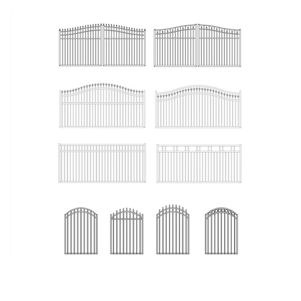 Aluminum house gate designs pictures