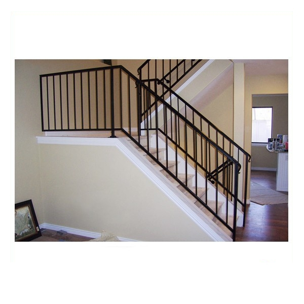 Aluminum Wood Grain Railings Interior Stairs Railing Designs