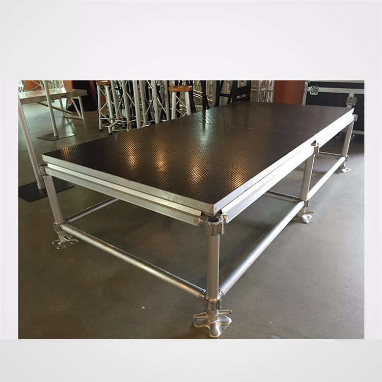 China Supplier Aluminum 18mm thickness portable pole stage