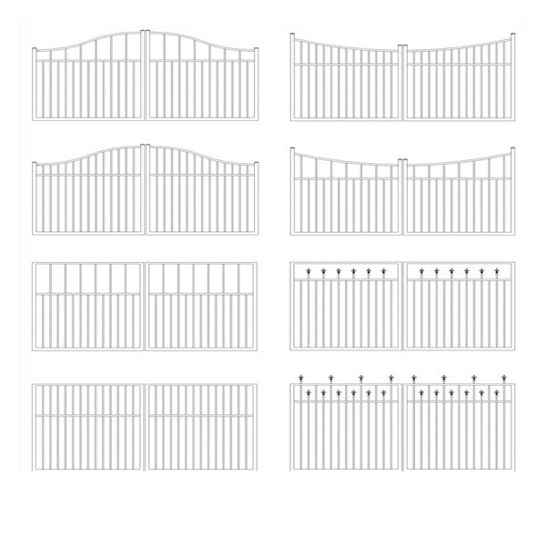 Customized Aluminum Steel Gate Design