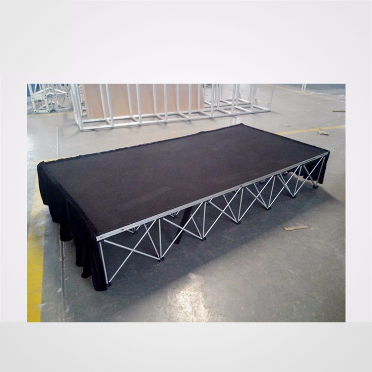 New style red and black durable portable stage for sale