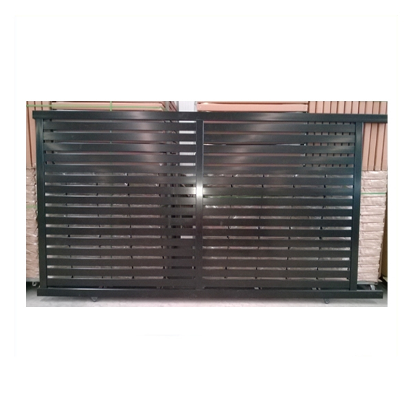 Aluminum metal sliding gate design