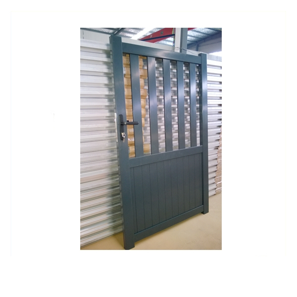 Aluminum fabrication gate design