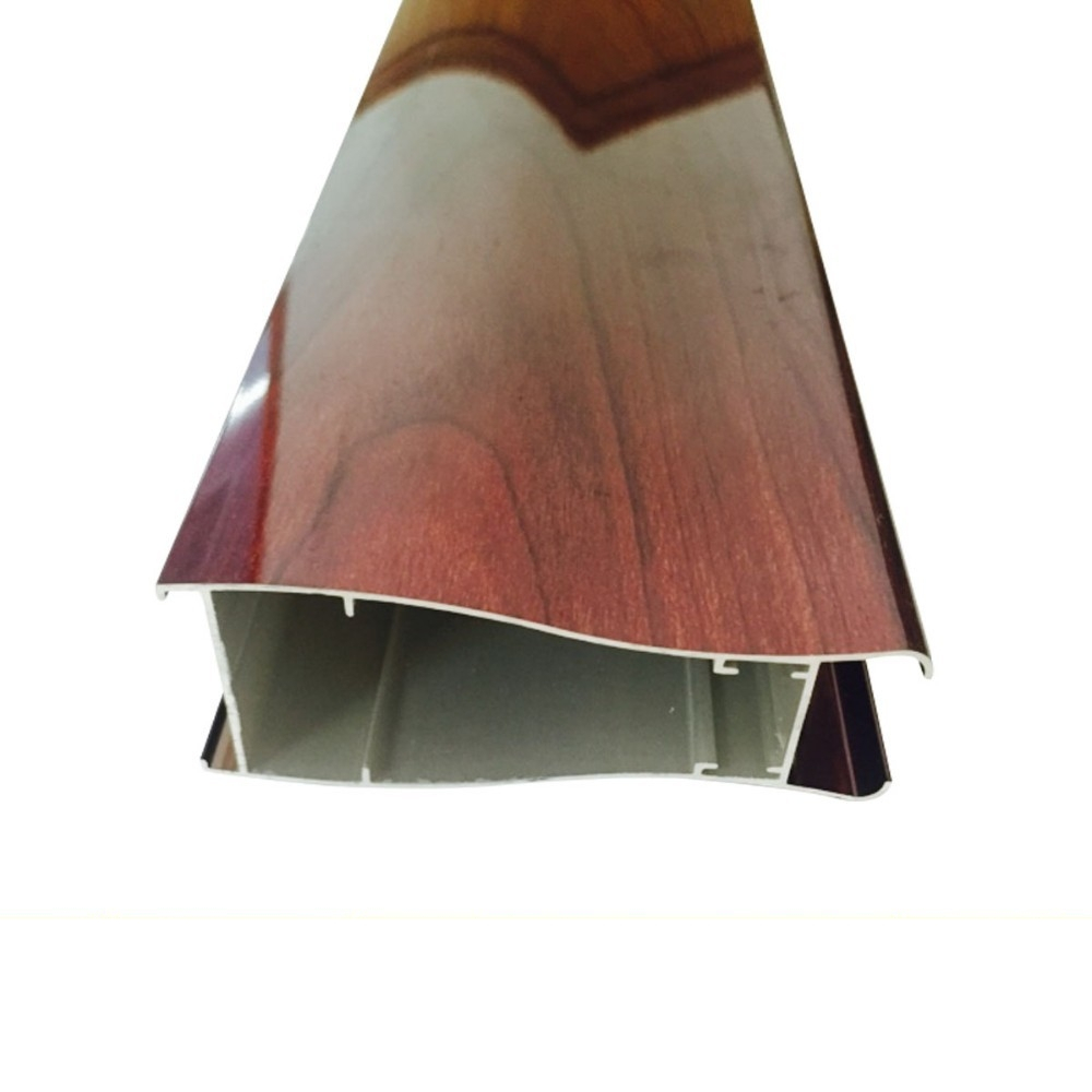 Aluminium Wooden Color Frame Profile For Window And Door