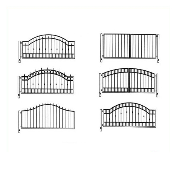 Good Quality Aluminium Different Design of Gate Colors